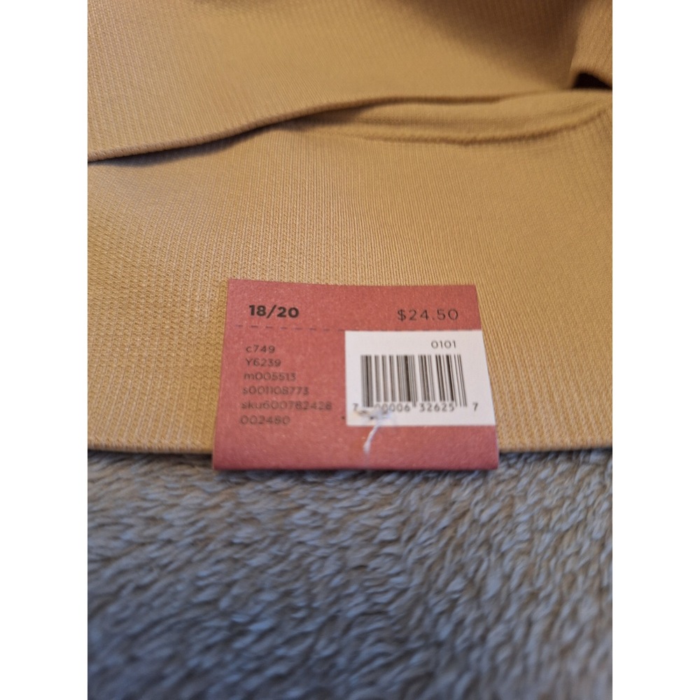 Cacique The Slimmer Ultra High-Waist Short Shapewear Nude Beige 18/20 NWT - Picture 5 of 6